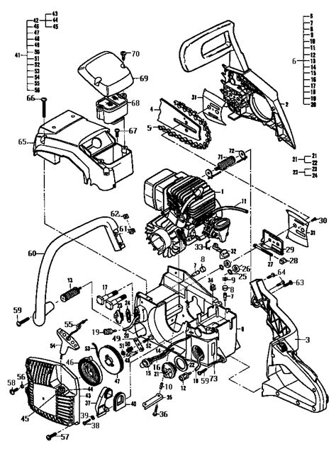 Mac 3200 chainsaw parts diagram