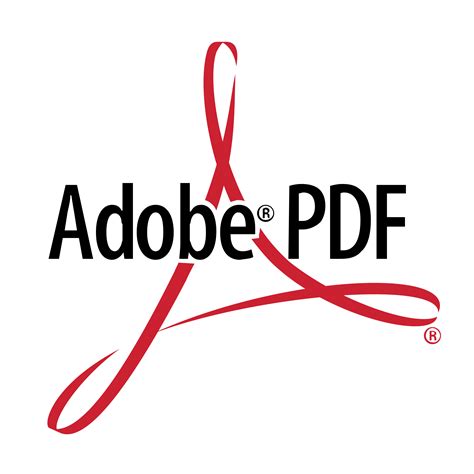 Adobe PDF Logo PNG Transparent & SVG Vector - Freebie Supply