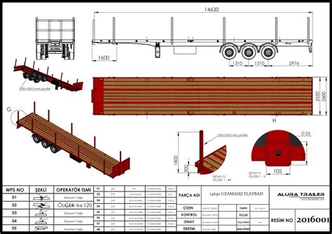 Semi Trailer Dimensions Chart