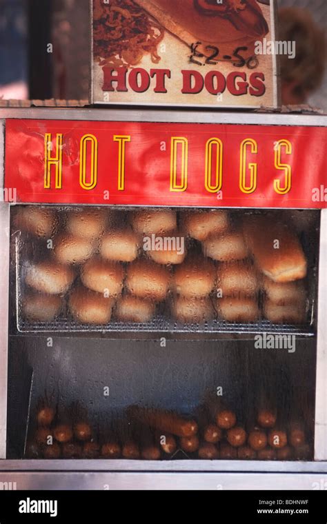 Hot Dog Stand Stock Photo - Alamy