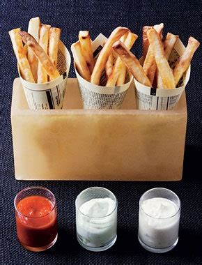 French Fries with Three Dips | Epicurious