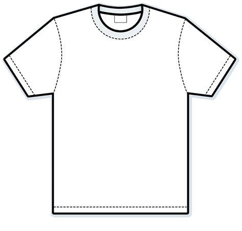 White T-shirt Drawing - ClipArt Best