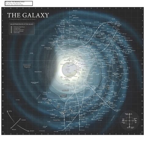 Check out this Awesome Map of the STAR WARS Galaxy — GeekTyrant