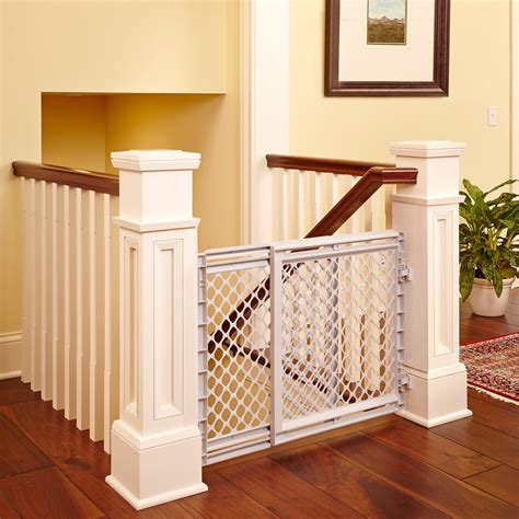 Baby Safety Gate Walk Thru Easy Step Toddler Pet Child Stairway Infant ...