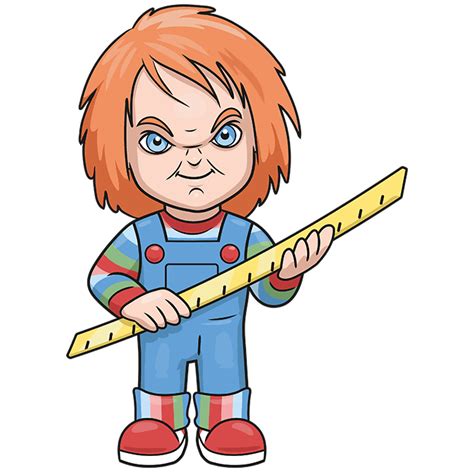 How to Draw Chucky - Really Easy Drawing Tutorial