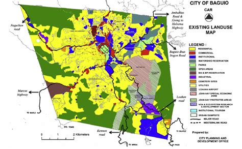 Land use map of Baguio city (OCPDC, 2002). | Download Scientific Diagram