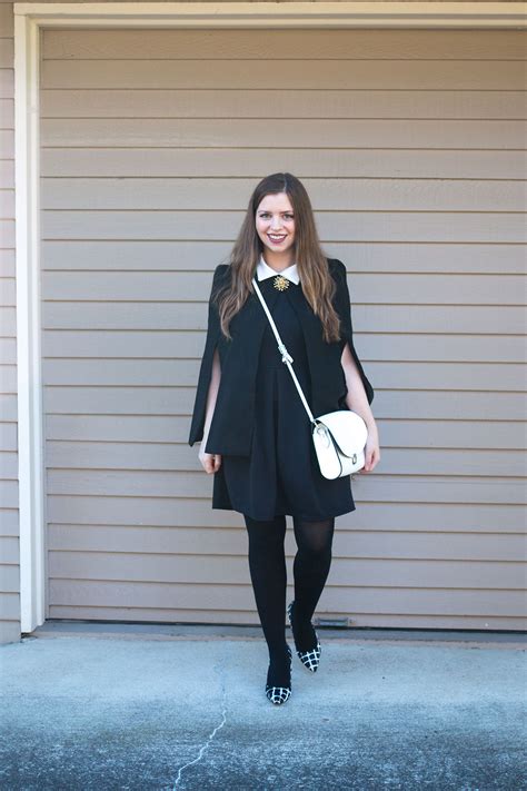 All Black Outfit // Black on Black Collared Dress Outfit