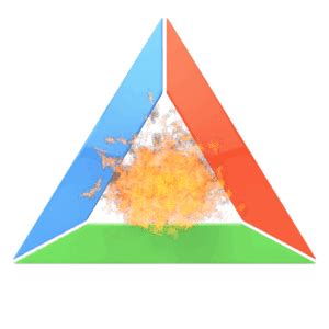 Fire Triangle No Text | 3D Animated Clipart for PowerPoint ...