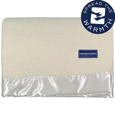 Pure & Simple Satin Wool Blanket – Faribault Mill