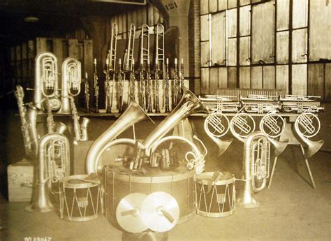 Instruments supplied to the Army Band during WW1. U.S. Army Signal ...