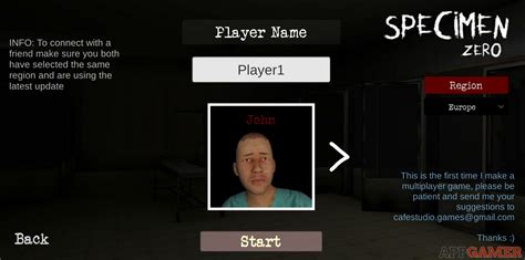 How to play multiplayer in Specimen Zero - Specimen Zero