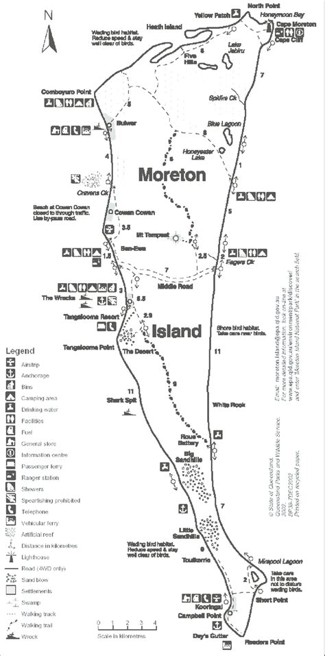 Map Of Moreton Island – Verjaardag Vrouw 2020