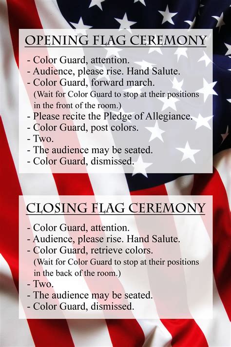 Cub Scout Flag Ceremony Printable - Printable Word Searches