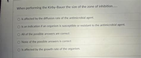 Solved You perform the disk diffusion test using an optochin | Chegg.com