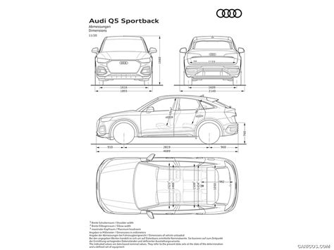 2021 Audi Q5 Sportback - Dimensions | Wallpaper #144 iPad | 1024x768