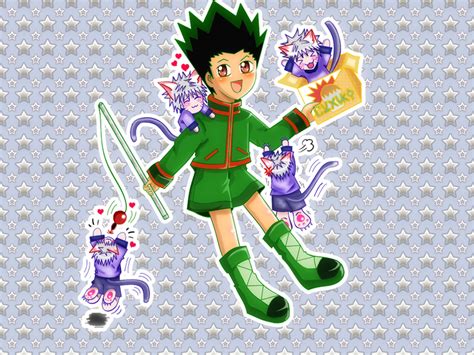 HxH : Chibi Gon and Killua by xcredensjustitiamx on DeviantArt