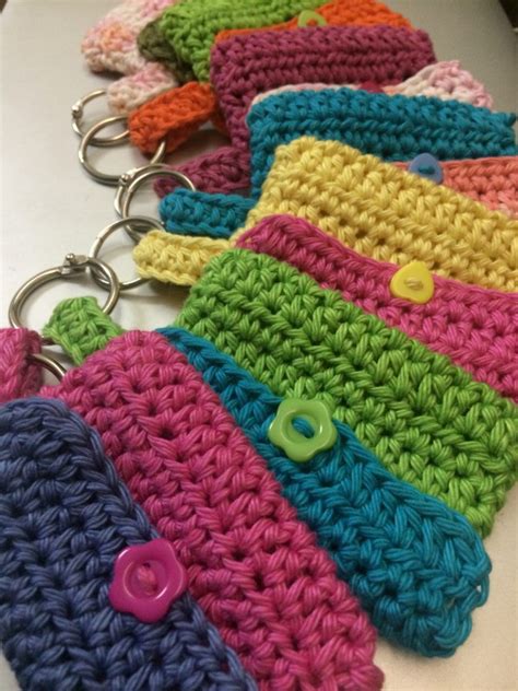 Keychain - Crochet Mini Purse | Aseem Creations | Crochet keychain ...