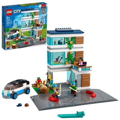 LEGO City Family House 60291 Building Toy for Kids (388 Pieces ...