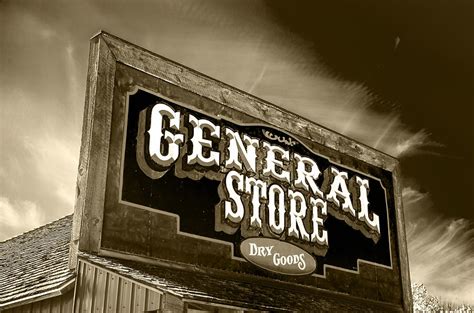 General Store Sign Photograph by Donald Erickson - Fine Art America