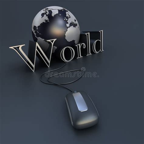 Die Welt online stock abbildung. Illustration von karte - 7489098