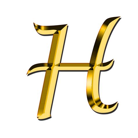 H Letter PNG Transparent Images