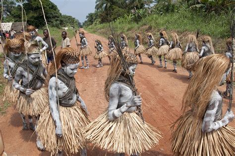 Mbuti Pygmy boys, Democratic Republic of the Congo - Stock Image - C041 ...