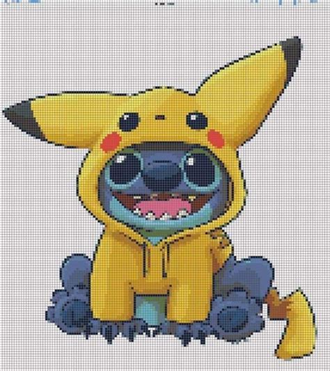 Stitch Disney Pixel Art Grid - Goimages Nu