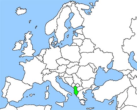 Albania map location - Map of Albania map location (Southern Europe ...