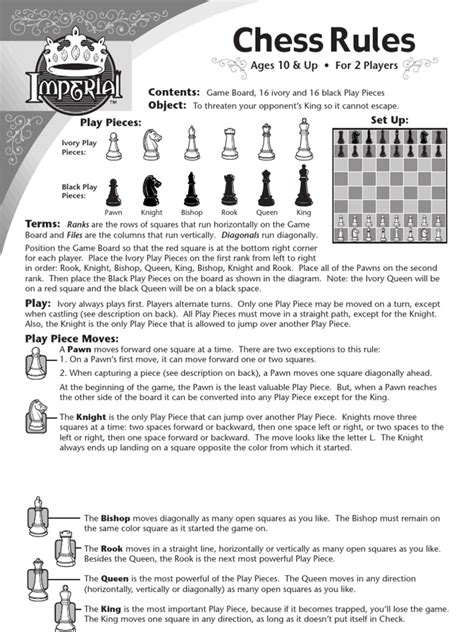 Chess Rules | Traditional Board Games | Board Games