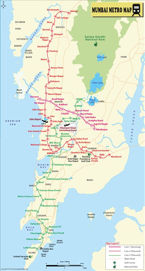 Mumbai Metro Map