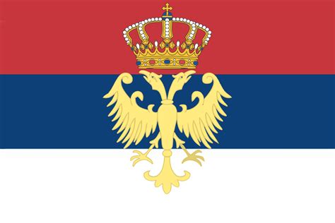 Redesinged the flag of The Serbian empire to make it more in line with ...