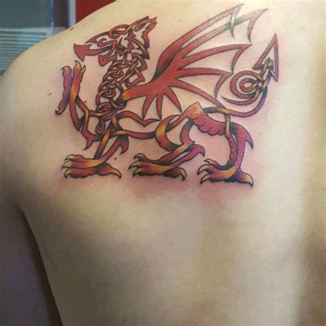 Welsh Flag Tattoo