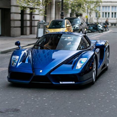 Ferrari Enzo painted in Tour de France Blue Photo taken by: @bd ...