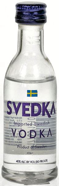 Miniature Bottle Library - Svedka