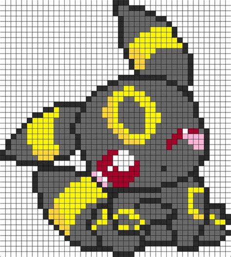 Umbreon pixel art by sweetsncake on DeviantArt