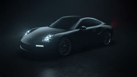 Porsche Black Wallpapers - Wallpaper Cave