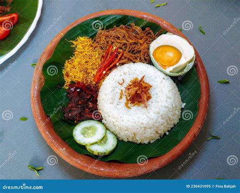 Nasi Krawu Traditional Food from Gresik, Indonesia. Stock Image - Image ...