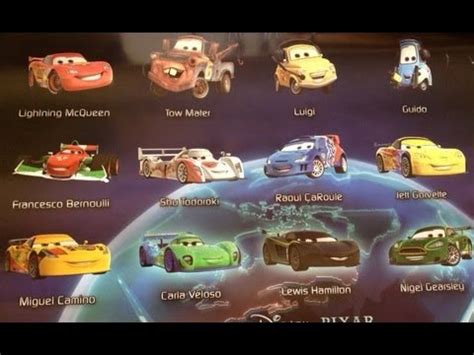 Cars The Movie 2 Characters