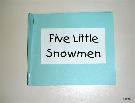 Tippytoe Crafts: "Five Little Snowmen" Booklet