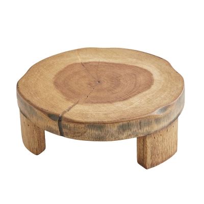 Tabla De Madera Redonda 10"