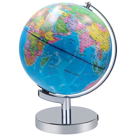 Illuminated World Globe for Kids, Educational Globe with Stand Built in ...