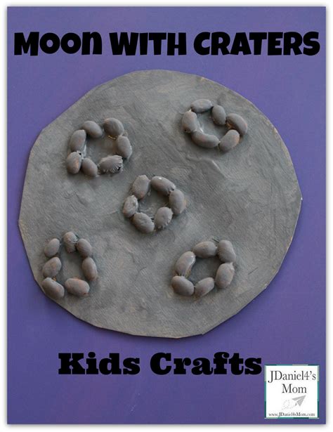 Moon with Craters Kids Crafts