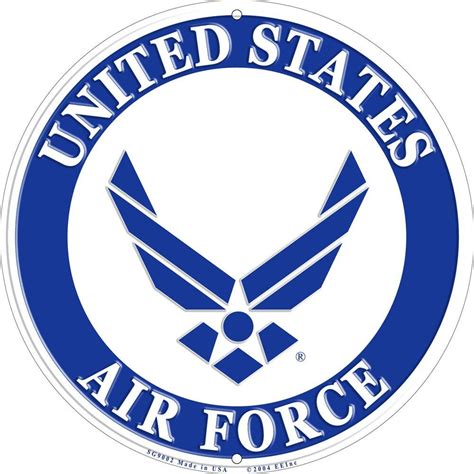 U.S. Air Force Logo Sign Round 12 - Etsy