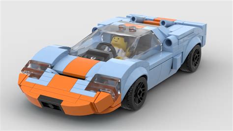 LEGO MOC Ford GT40 Mk1 by BrycCars | Rebrickable - Build with LEGO