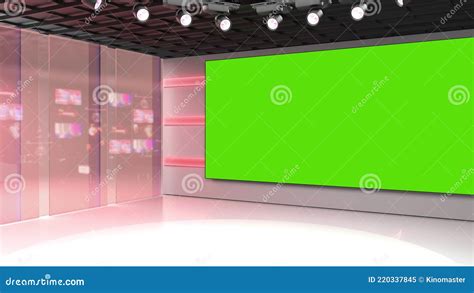 TV Studio. Studio. Newsroom. Stock Photo | CartoonDealer.com #176901468