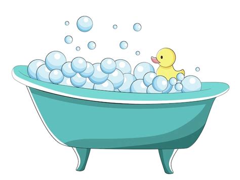 Bath Tub With Rubber Duck Clip Art at Clker.com - vector clip art ...