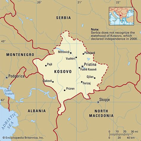 Where Is Kosovo On A Map Of Europe - Real Map