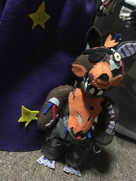 Withered foxy plush by clock-guy on DeviantArt