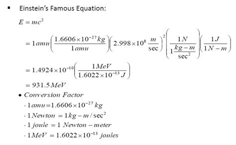 Nuclear Energy Information: Binding Energy, Mass Defect, & Einstein ...