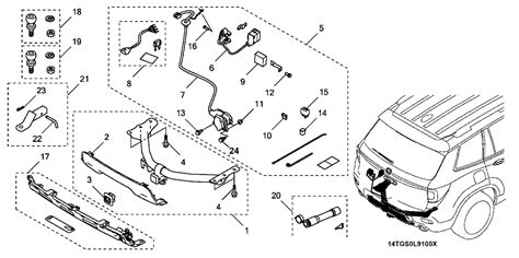 08L91-TGS-10031 - Genuine Honda HARNESS, SOCKET